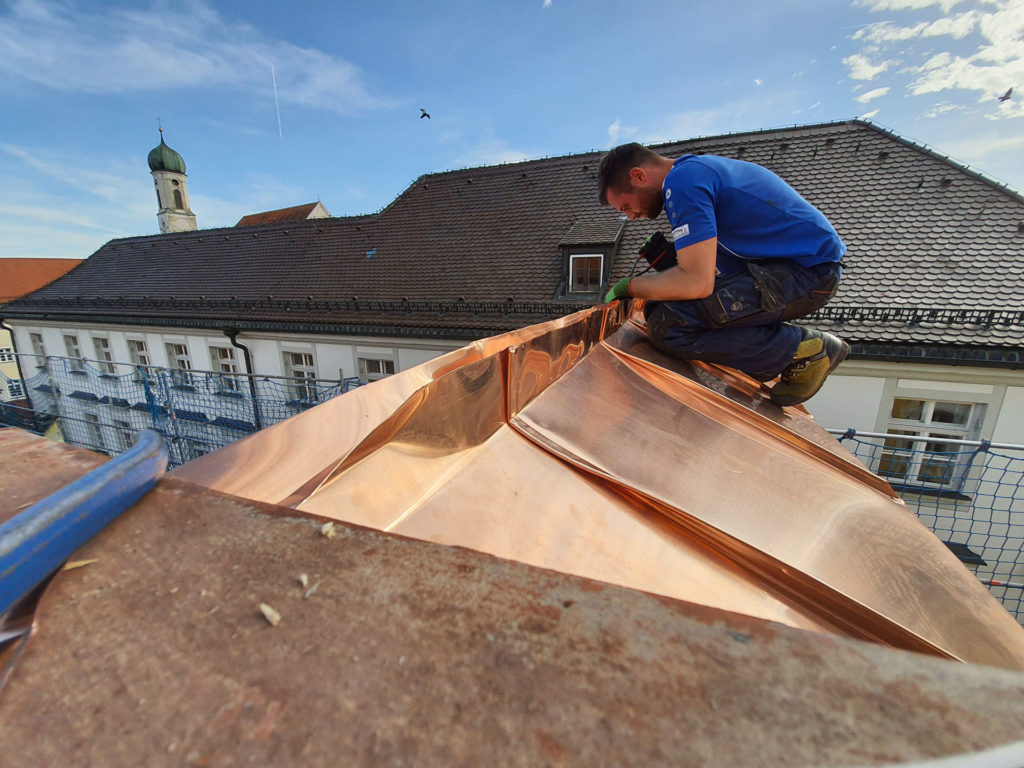 Kupferdachsanierung in der Altstadt Schongau​